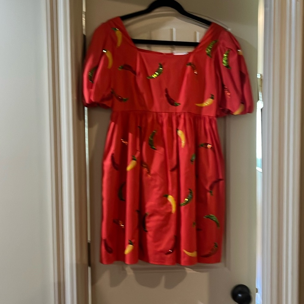 Chili pepper dress by Queen of Sparkle